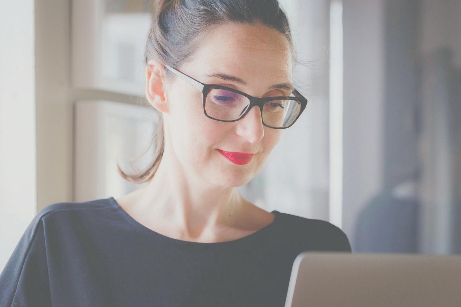 Professional business presentation in modern conference room